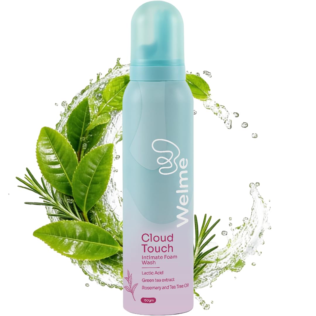 Welme Cloud Touch Intimate Wash for Women Lactic Acid, Green Tea Extract, Rosemary & Tea Tree Oil | Prevents Itchiness, Irritation and Soothes Intimate Skin | For Normal-Sensitive Skin | 150ml-image-7