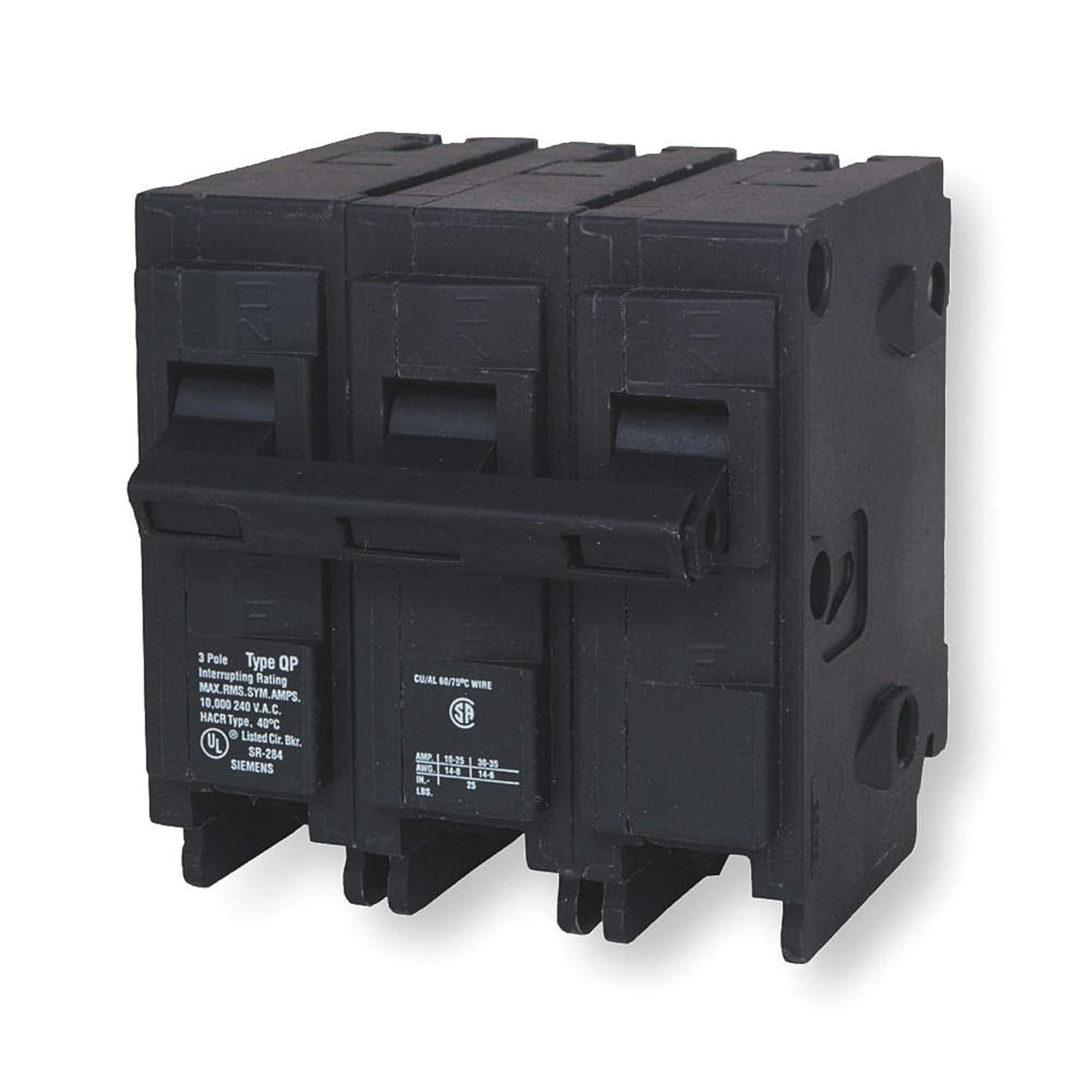 Siemens Q340 3 pole 40a plug-in 240v breaker Q340