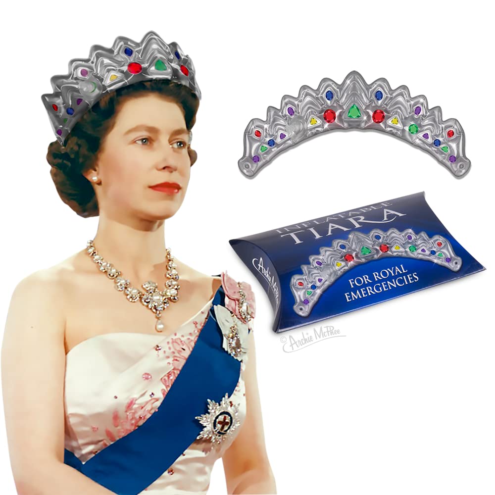 Amazon.com: Archie Mcphee, Emergency Inflatable Tiara : Toys & Games