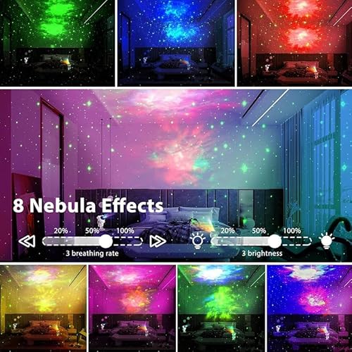 Projetor de luz de galáxia em forma de astronauta, projetor Space Buddy, luz noturna para quarto, co