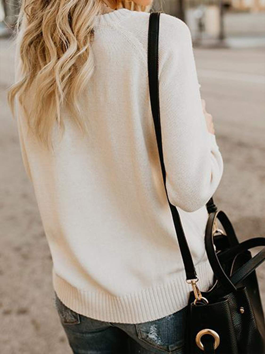 FGFD&OU Femme Femme Sweat à Capuche en Feutre Oversize Pullover Hiver Primavera Manche Long décontracté Mode Pulls de Noël