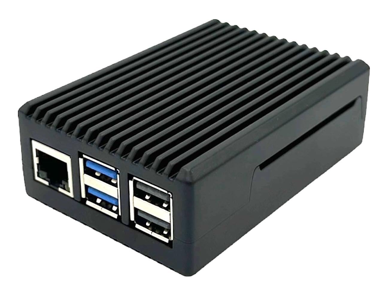Raspberry Pi 5 4GB, Starter Kit mit passivem Kühlkörper, Full Armor Aluminiumgehäuse, 64GB SanDisk Extreme microSD-Karte, USB-C Netzteil, HDMI Kabel, Cardreader & CAT6 Netzwerkkabel komplett