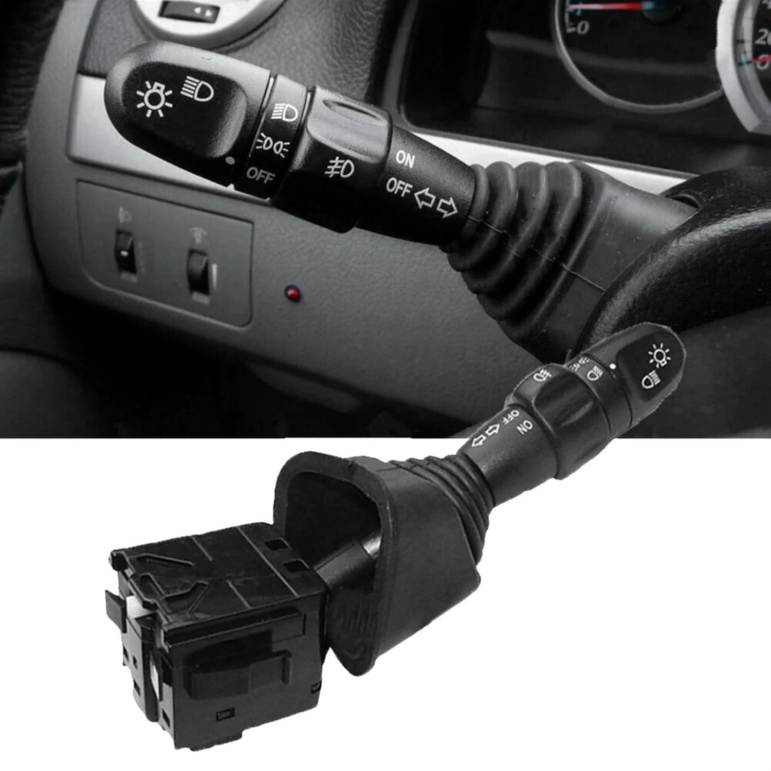 for Excelle 96387324 Car Headlight Fog Lamp Dimmer Control Switch Steering Column Switch Indicator Light Stalk