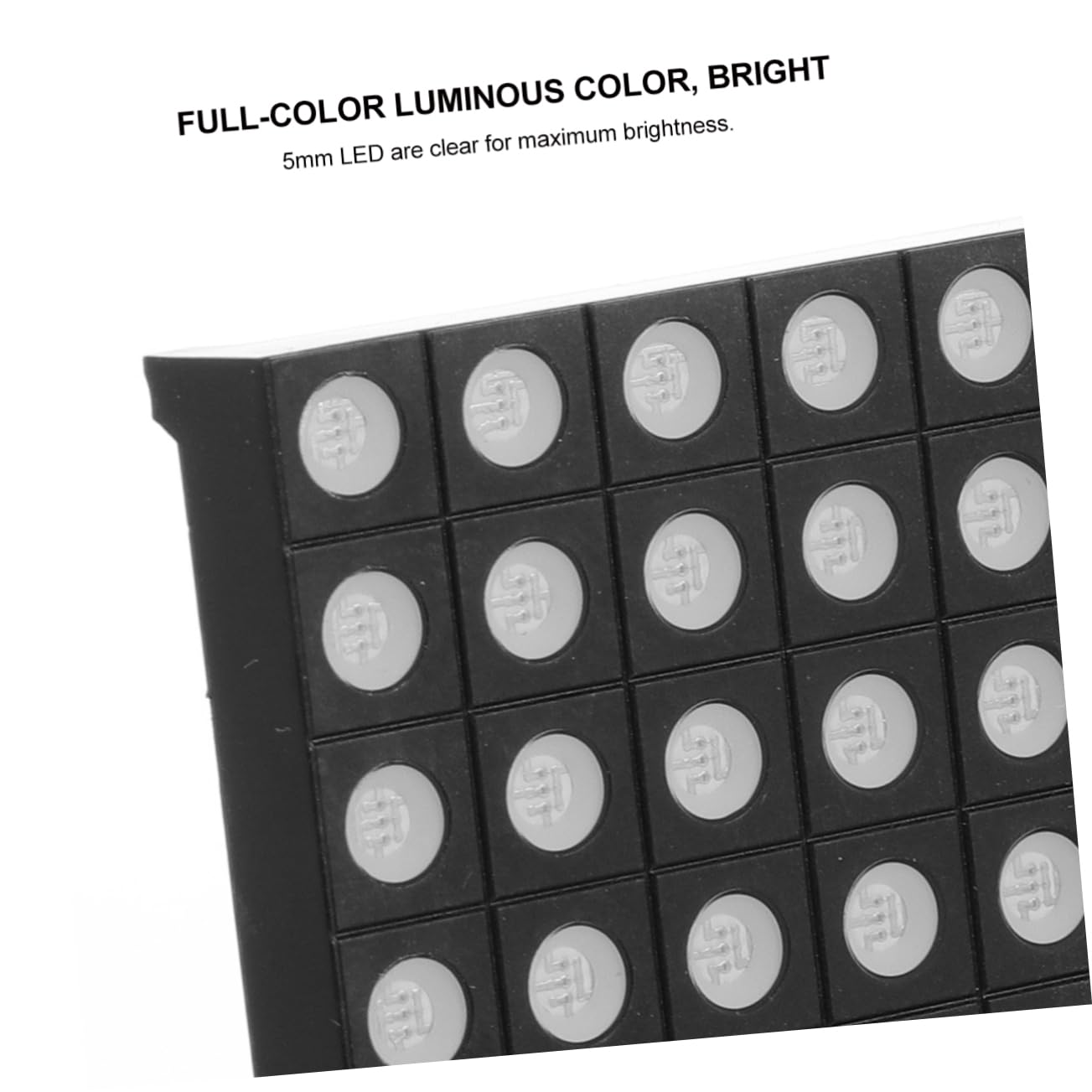 Angoily 2Pcs LED Matrix Module Anode Display for Projects for Creative Lighting and Signage Applications