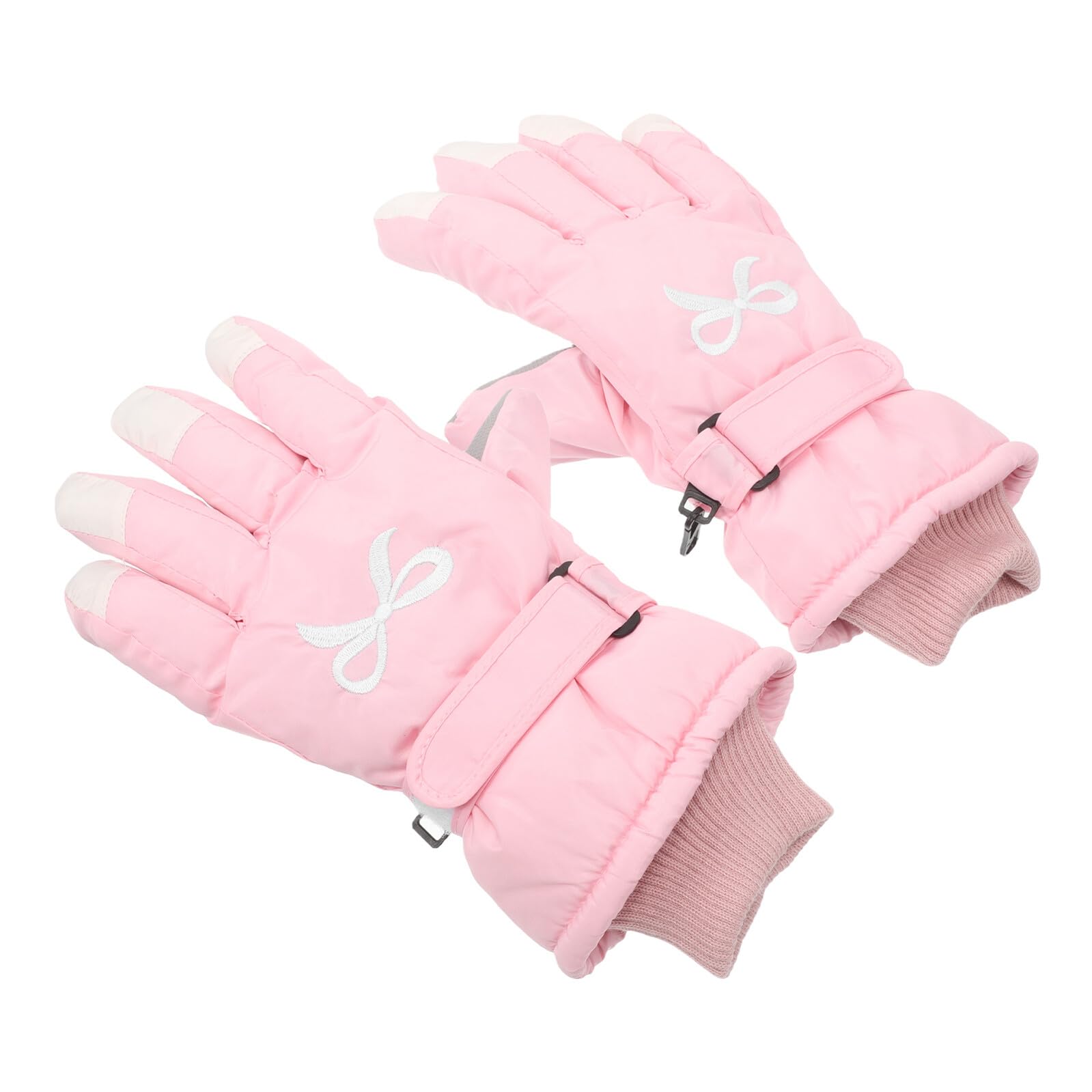 Guantes calientes de mujer con forro extraíble e impermeables para snowboard 8