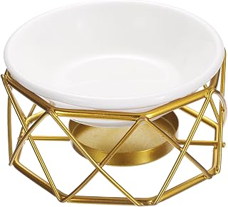 uxcell Metal Tealight Candle Holder, Square Tealight Wax Warmer Aroma Diffuser Furnace Home Decoration, Gold