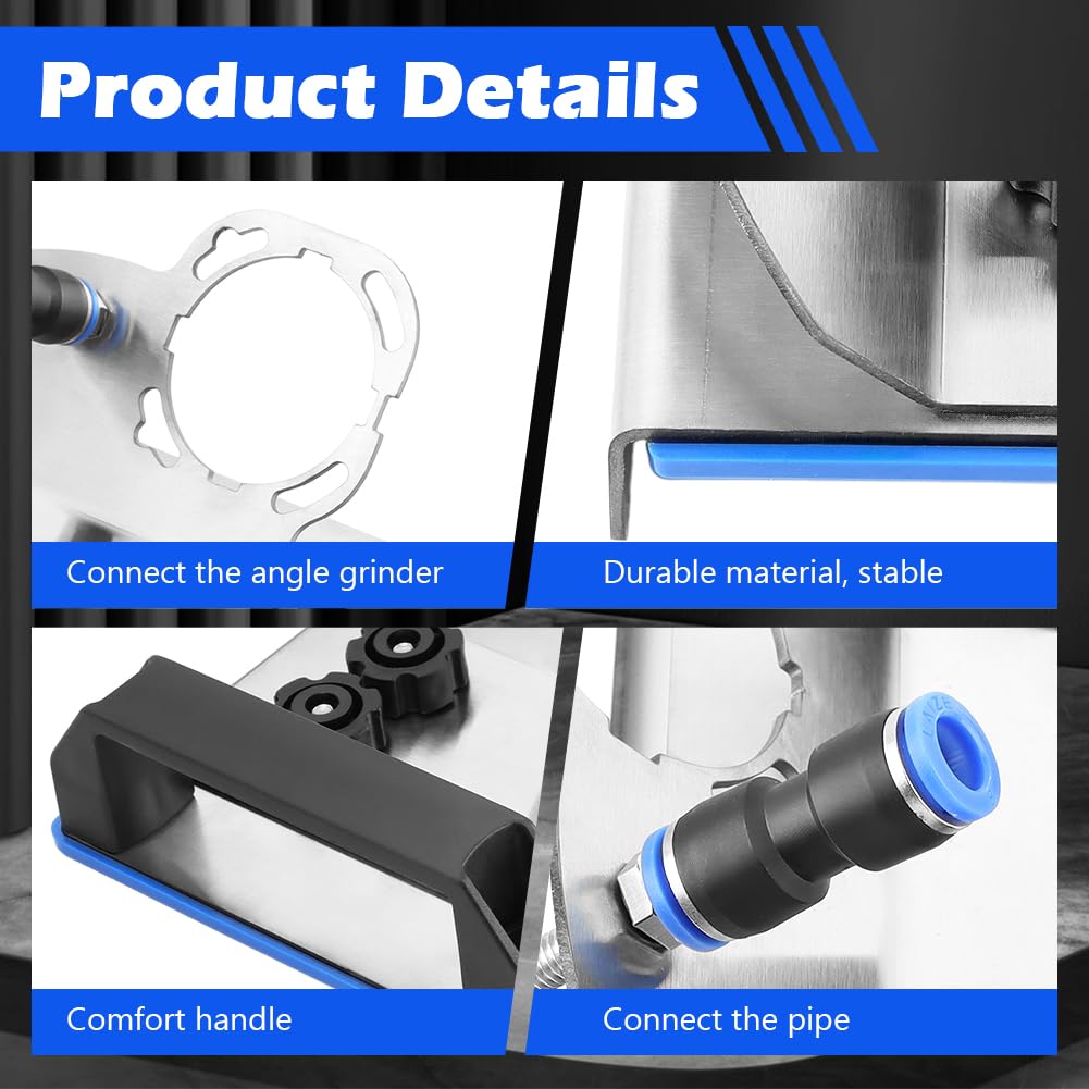 45 Degree Tile Chamfering Tool, Angle Grinder Tool with Stand for Tile 45° Chamfer Cutting - Image 4