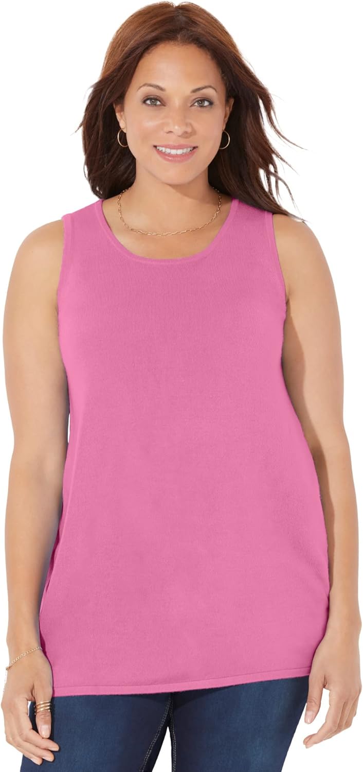 Women's Plus Size Petite Cashmiracle; Shell