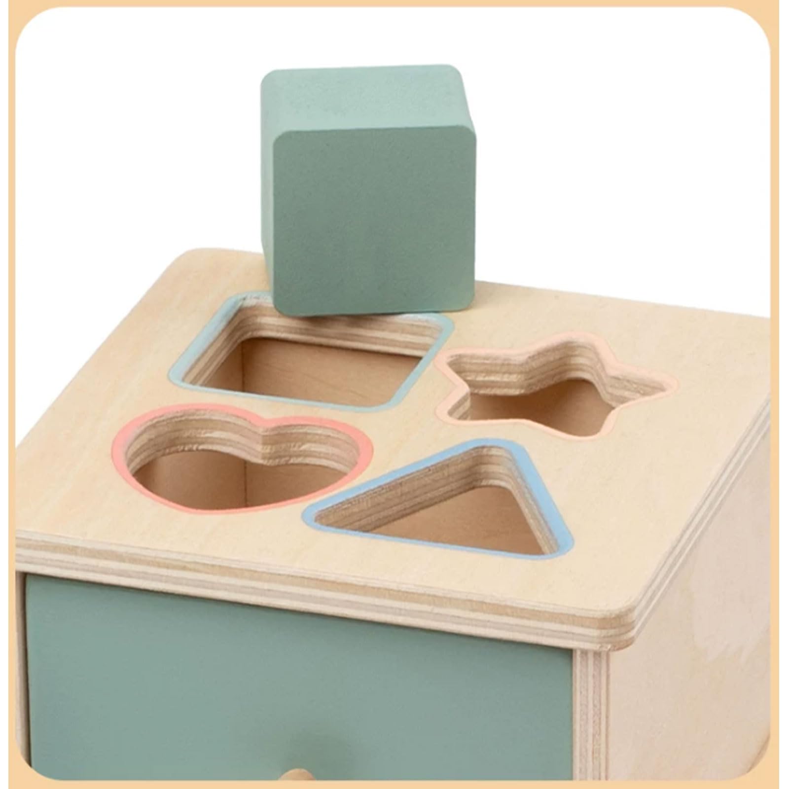 Caja de Actividad de Madera Montessori para Imbucare
