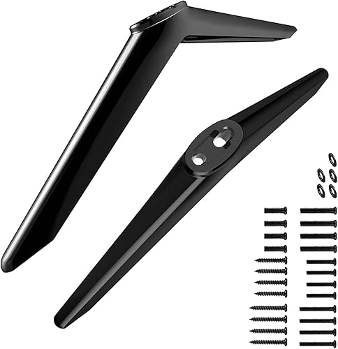 Soporte base mejorado para TCL de 28, 32, 40, 43, 49, 50, 55, 65 pulgadas, patas de TV Roku para TCL Roku TV, patas de soporte de TV con juego de