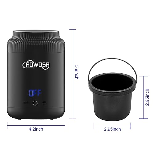 Miniatura 26 de Calentador de cera individual profesional eléctrico calentador de cera para depilación, olla de cera grande, parafina, piel facial, cuerpo, spa