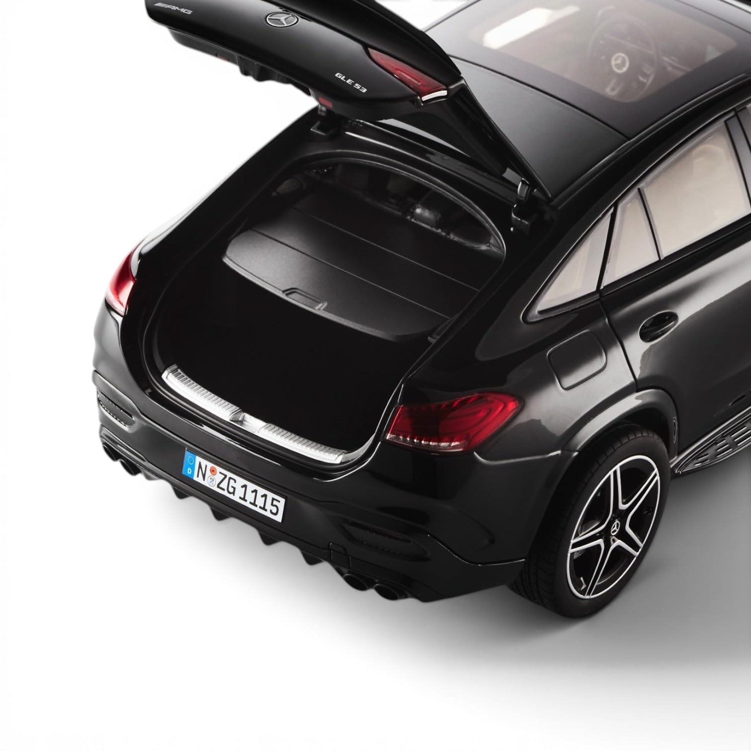 Mercedes-AMG S 63 S E Performance, 1:18 Modellauto (nachtschwarz magno) | Öffnende Türen, Motorhaube & Kofferraum, präzise Innenraumdetails, hochwertige Metallausführung