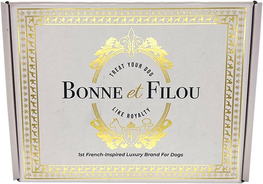 Bonne et Filou Dog Treats, Dog Treats Bulk, 40 Count Strawberry Cakes, Birthday Gift for Medium to Large Breed – Gourmet Macaron Cakes – Healthy & Delicious Human Grade Snacks