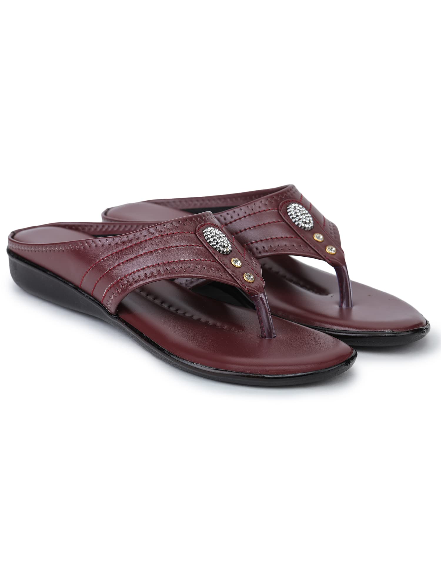 Bootco Pamper Your Feet Women's Slippers: Stylish, Comfortable, Flat Sandals for Ladies