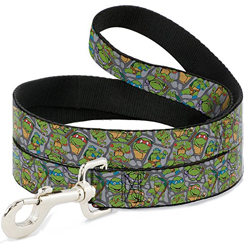 Correa para perro de las Tortugas Ninja de 1.5 pulgadas lavanda resistente 2