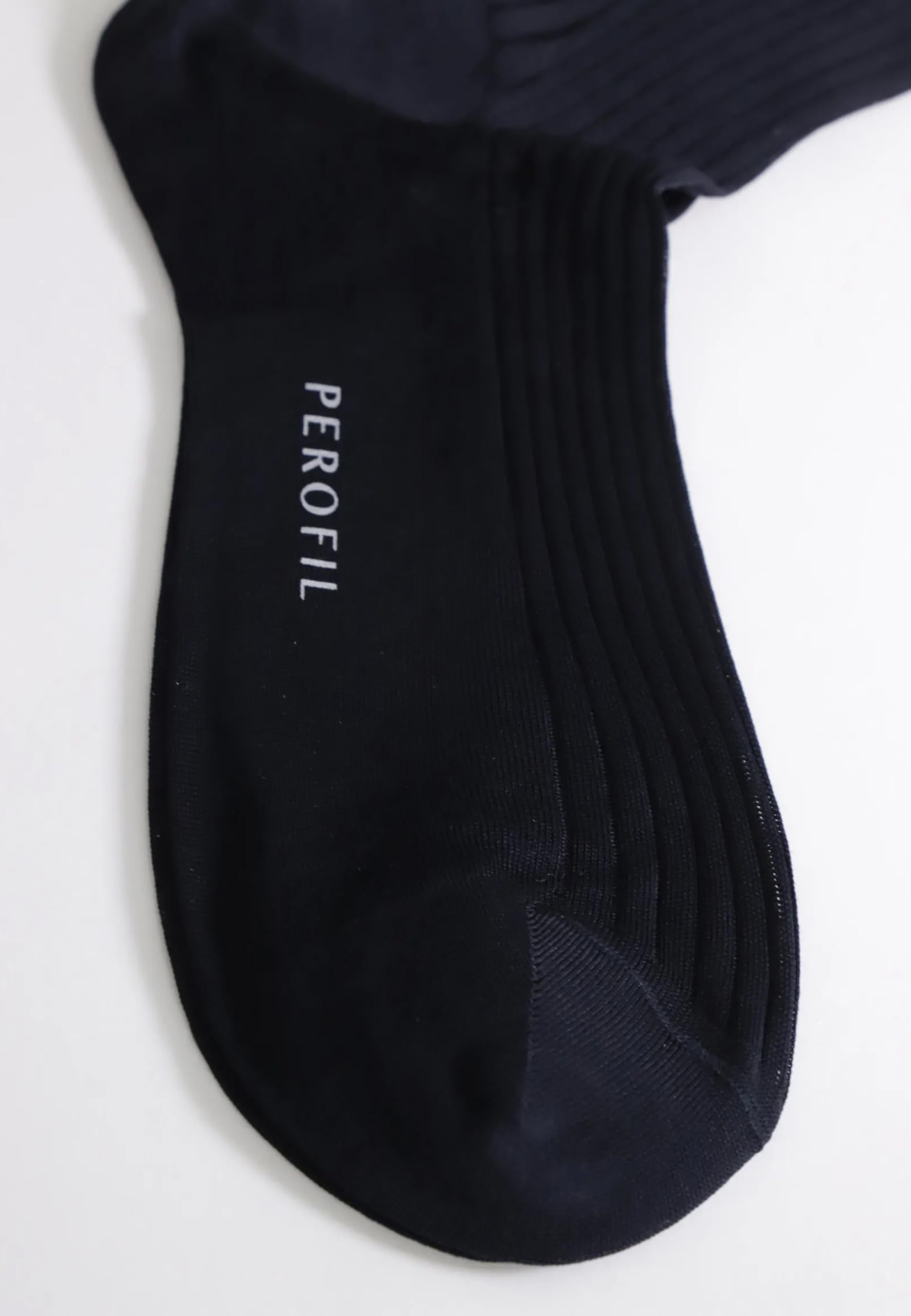 PEROFIL 3 PEZZI Calza lunga a costina in 100% Filo di Scozia VPRC00325