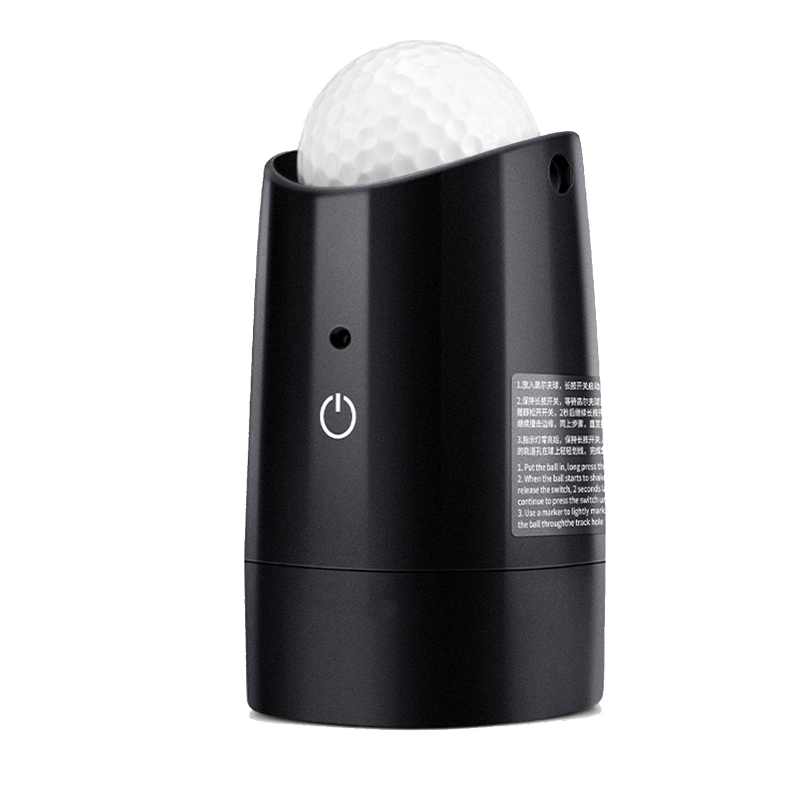 Denash Herramienta de Marcador de Línea de Pelota de Golf para Marcado Central Preciso, Dispositivo de Alineación de Pelota de Golf Eléctrico Portátil para Práctica de Putt, Buscador Central