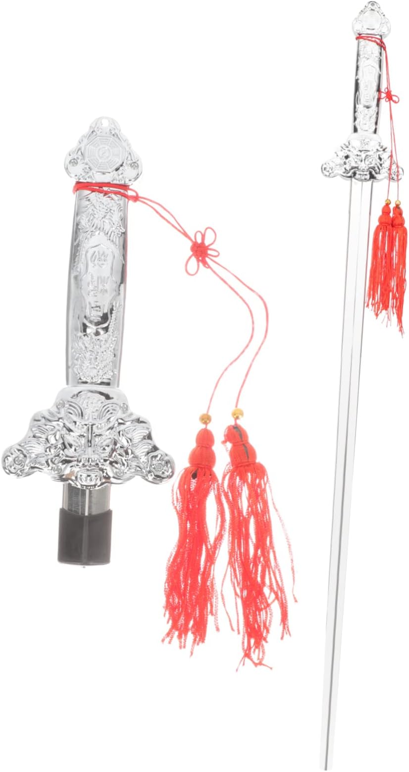Toys for Outside Outdoor Playsets Katana Toy Swords Outside Toys Pirate Chinese Retractable Party Performance Classic Tassel Arts Tai Chi Gift