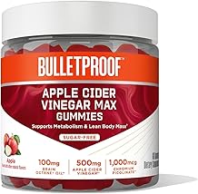 Bulletproof Apple Cider Vinegar Max Sugar-Free Gummies, 60 Count, Keto Supplement for Cravings, Supports Metabolism