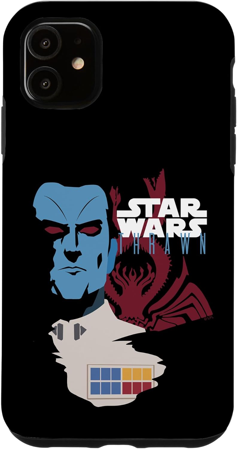 iPhone 12 Pro Max Star Wars General Thrawn Distressed Portrait Case