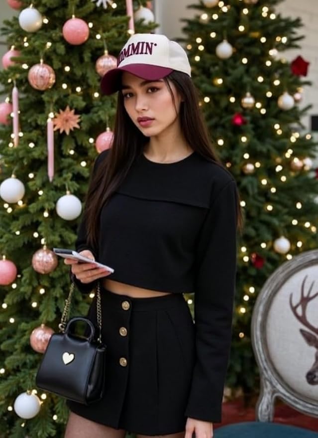 Gorro Funny Mommin para Mujer Ajustable de Algodón miniatura 2