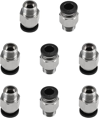 Miniatura 57 de Aicosineg Cilindro de aire Clevis Y Junta M10x1.25in Rosca hembra Y Conector 2.04in Longitud Cilindro de aire Rod Clevis Extremo neumático Cilindro