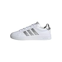 adidas Unisex – Bambini e Ragazzi Grand Court 3.0 Shoes Junior, Ftwr White, Silver Met., Silver Met., 38 EU