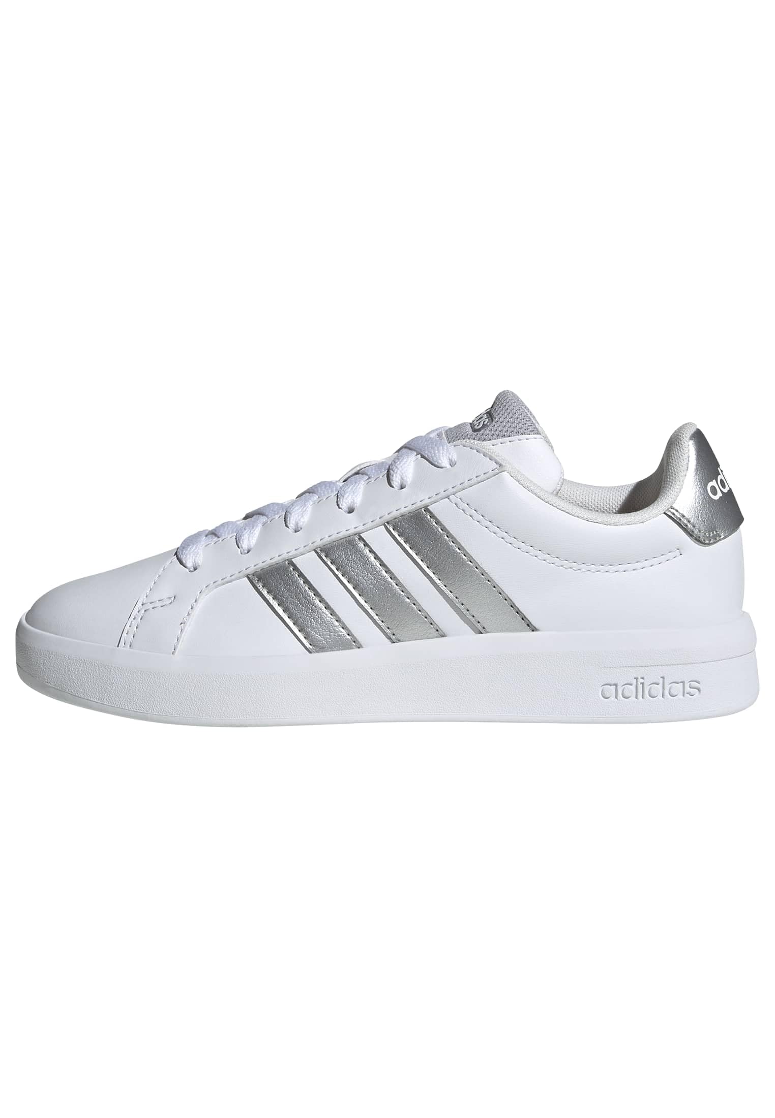 adidas Unisex Kids Grand Court 3.0 Junior Shoes, FTWR White/Silver Met./Silver Met., 6.5 UK