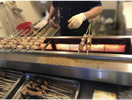 Miniatura 7 de Quemador infrarrojo para barbacoa de acero inoxidable, cerámica, quemador de gas, quemador de cerámica infrarroja (cuadrado 13.1 x 3.9 pulgadas)