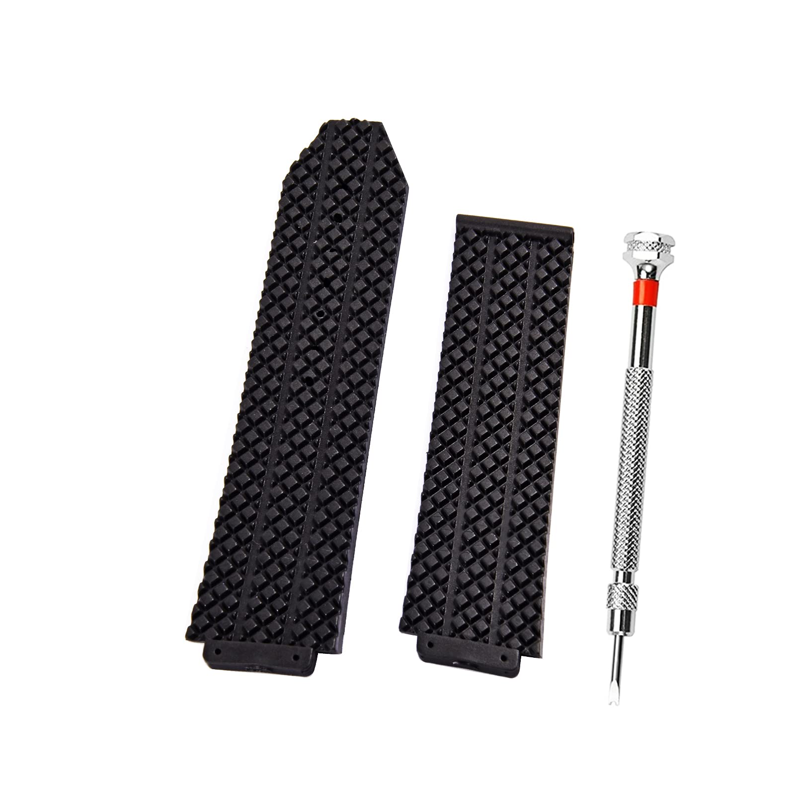 AnSettle 24mm Silicone Watch Strap with Replacement Tool for Hublot Big Bang (Black) (B0956LRXKJ) Amazon Price History, Amazon Price Tracker