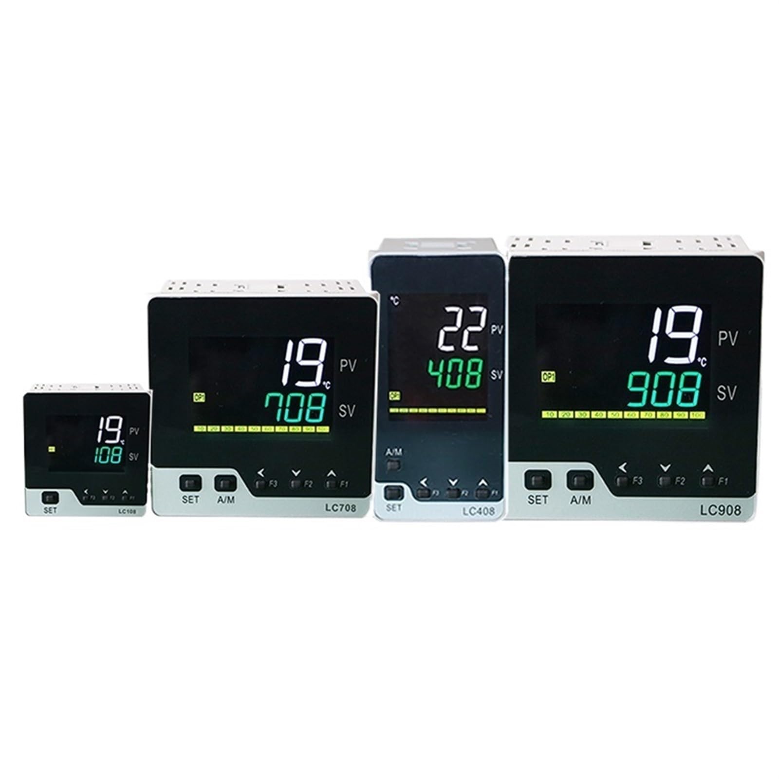 Controlador de temperatura pid digital con entrada TC/RTD de 48x96mm con temporizador SSR/relé/salida de 4-20mA/0-10V(Relay Output 2alarms)