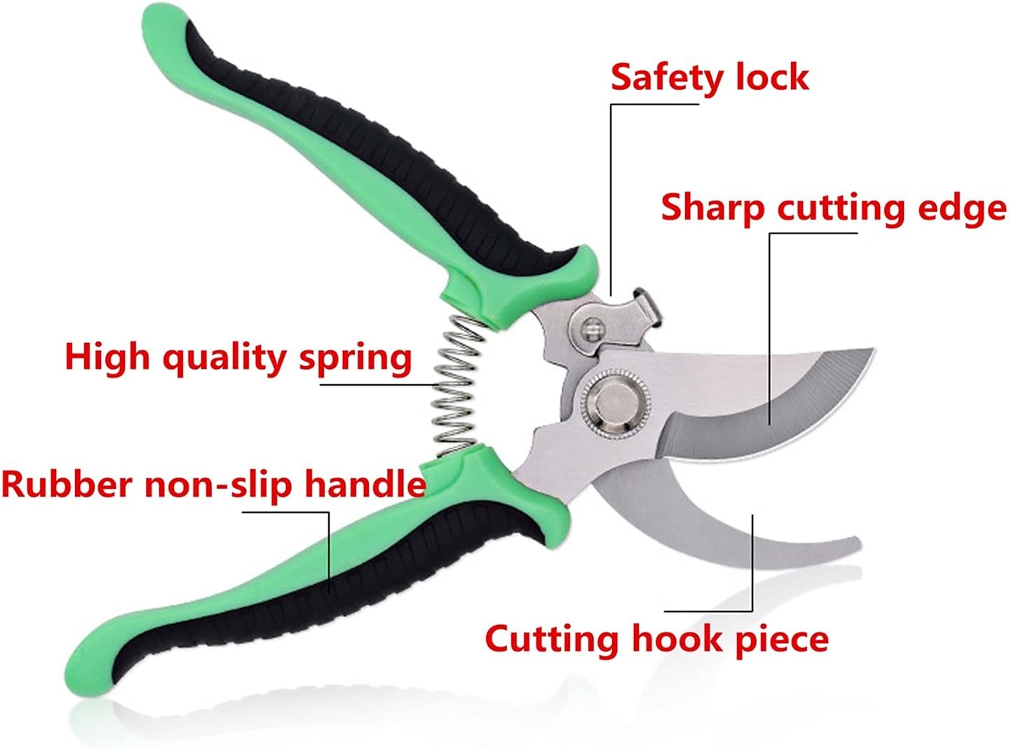 トリミングツール 植物トリム 園芸用剪定ばさみ カット剪定ばさみ 庭の低木剪定鋏 アンビル 枝 園芸用鋏 果樹園用剪定鋏 耐久性と汎