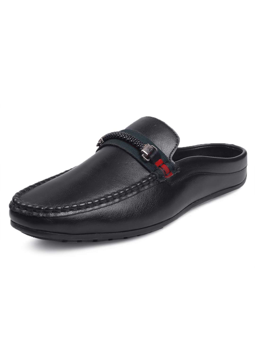 Bacca Bucci® Jamboree Men Fashion Mules/Clogs/Backless Loafers for Party Travel Office and Fun- Black, Size UK7 (B08T4F6GDP) Amazon Price History, Amazon Price Tracker