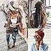 DRESHOW 6 PCS Adjustable Headbands for Women Knotted Headbands Elastic Non-Slip Fashion Hair Bands for Workout Sports Running Yoga