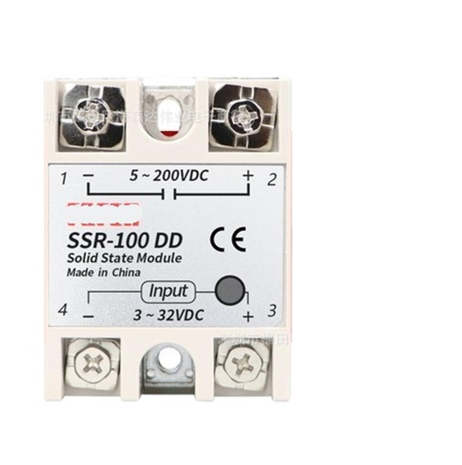 Relais statique SSR-10DD CC DC monophasé pour armoire électrique