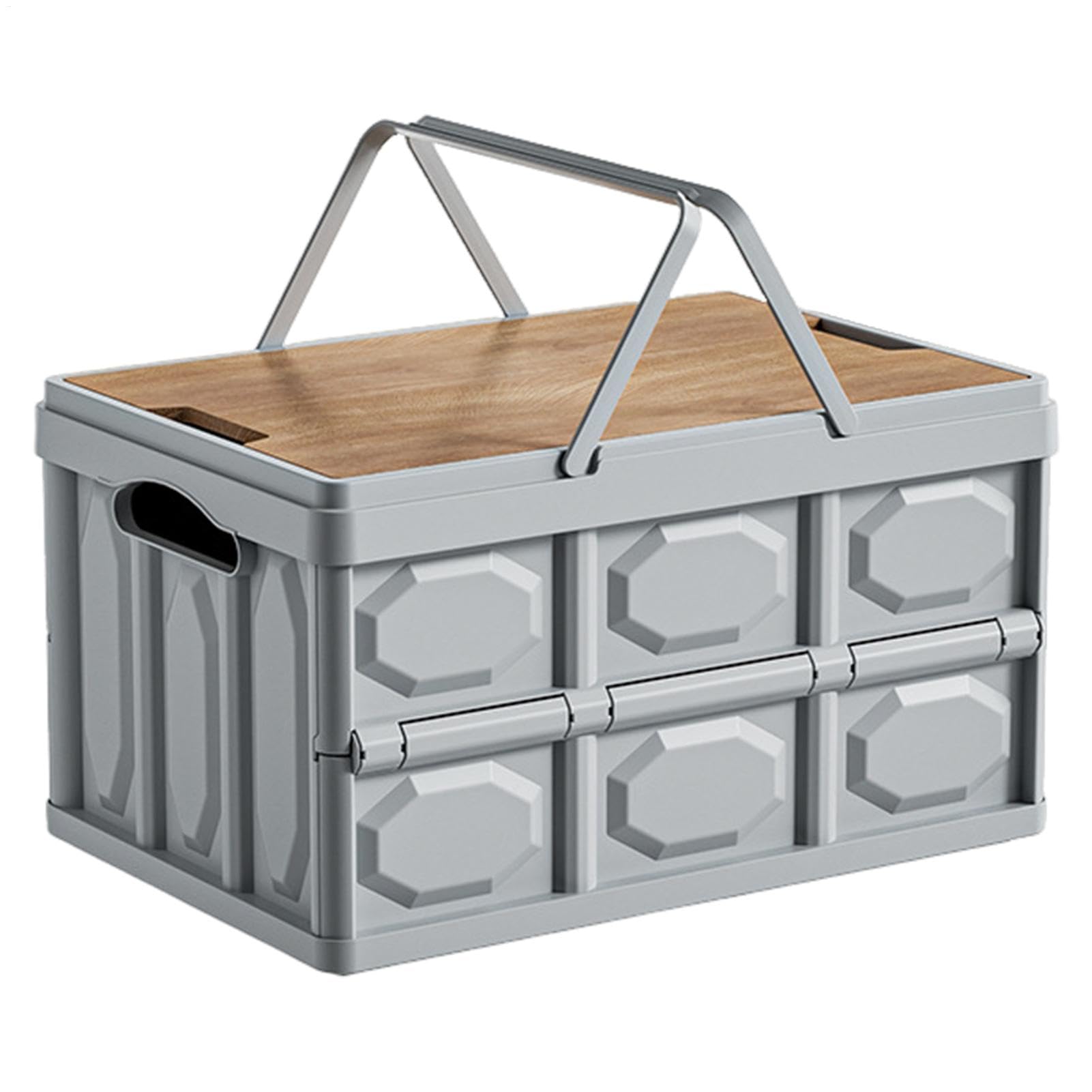 Malle de stockage camping verte pour optimiser l'espace en voyage