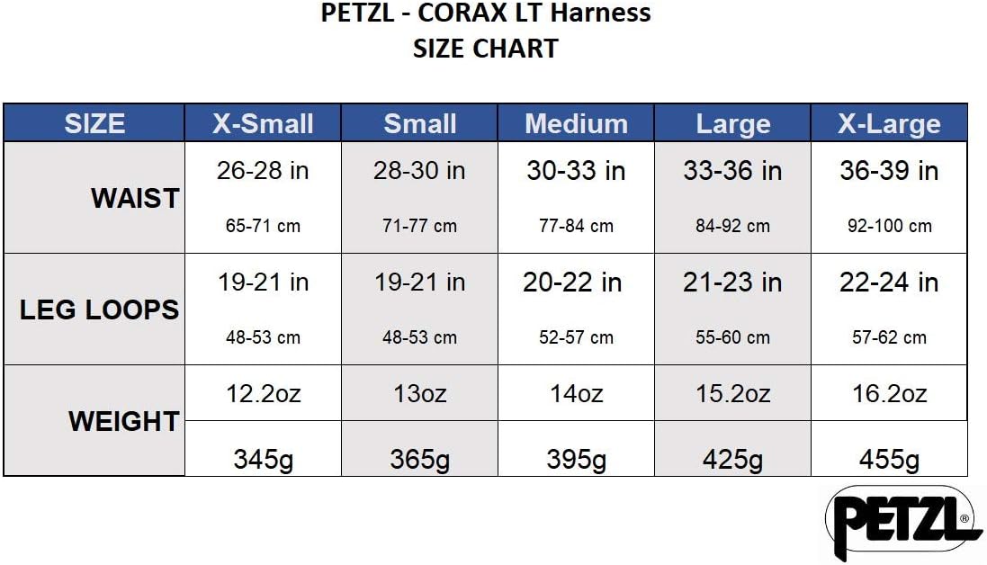 PETZL - CORAX LT Climbing Harness : Sports & Outdoors