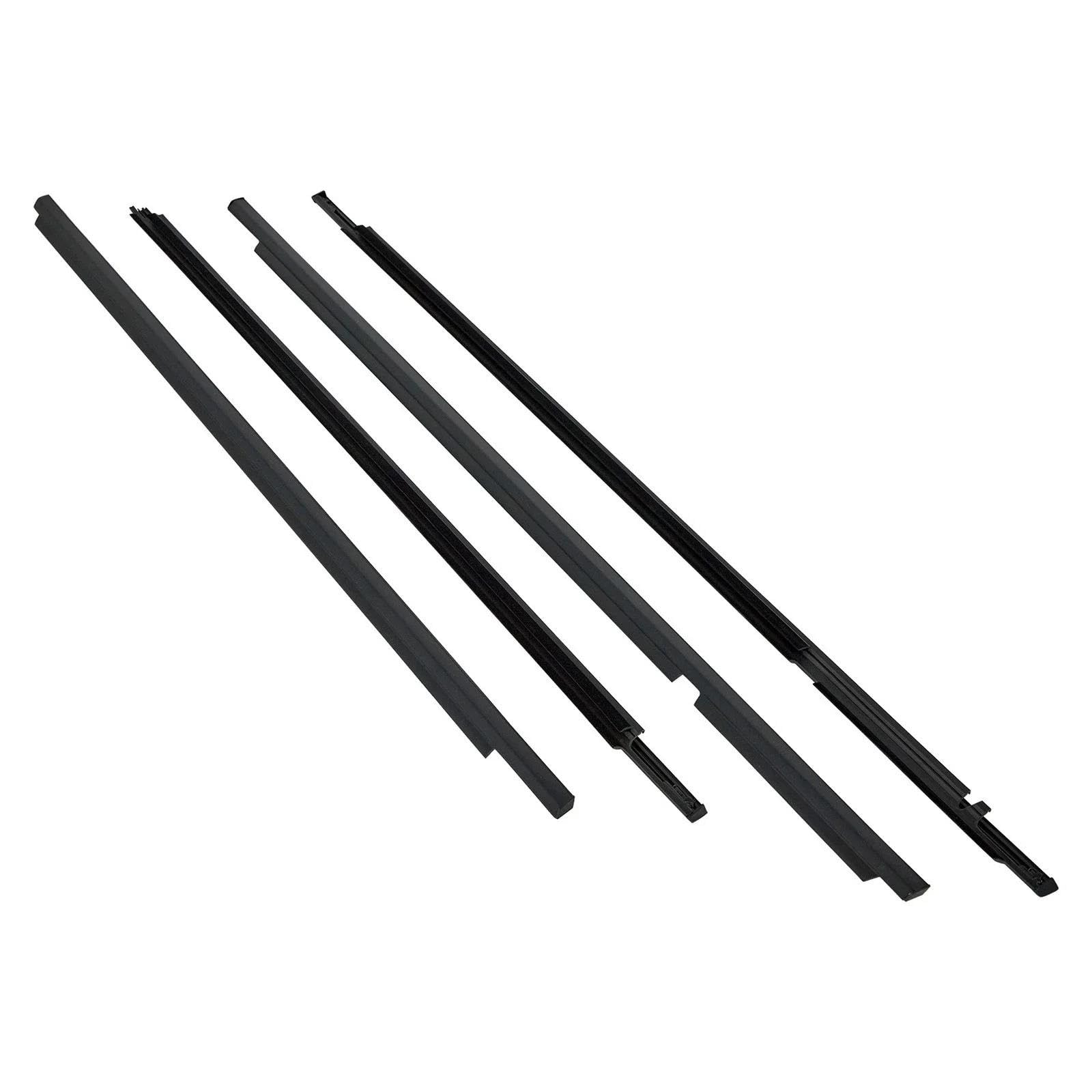 Automotive Weather Stripping 4Pcs for Toyota for Corolla 2003-2008 Weather Strips Window Moulding Trim Seal Belt