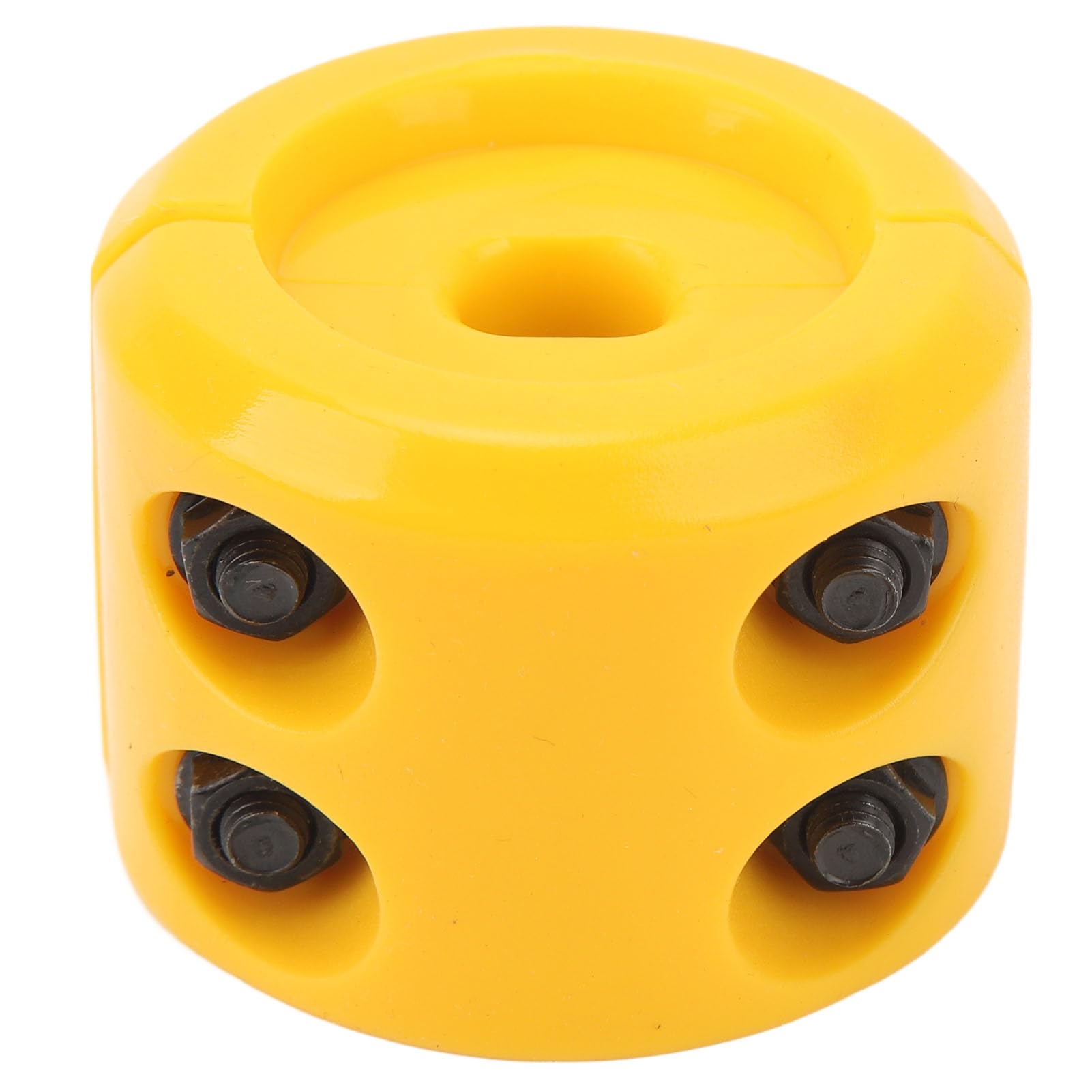 Tappo Gancio Verricello, Realizzato in Gomma, Facile da Installare, Durevole, Resistente all'ossidazione, Salvacavo di Lunga Durata, con Chiave Esagonale per ORV (Giallo)