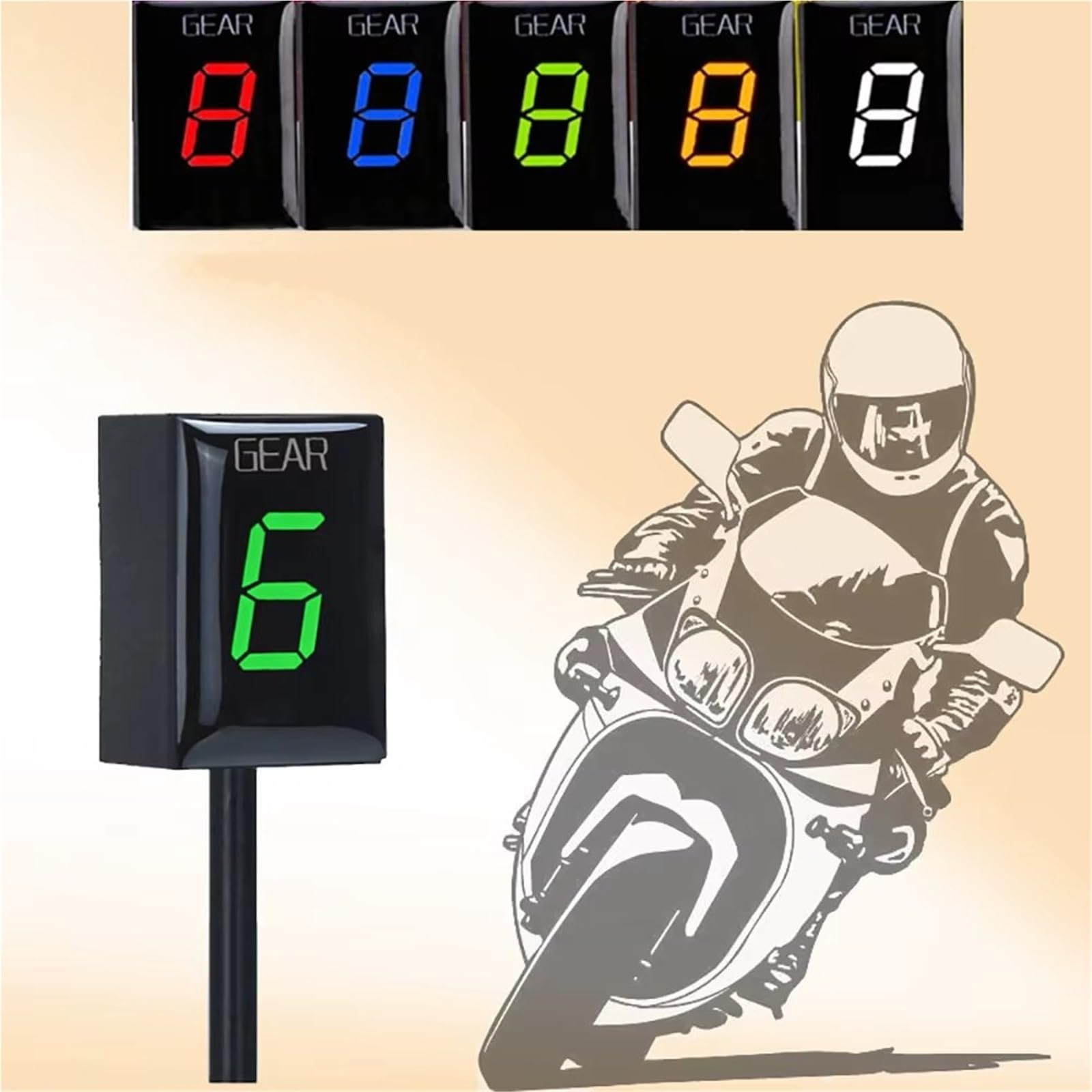 Indicatore Marcia Moto Per CB600F Per Hornet 2007-2013 Per CB650F 2014-2018 Per CB1000R 2008-2018 Indicatore Di Marcia Per Moto Display