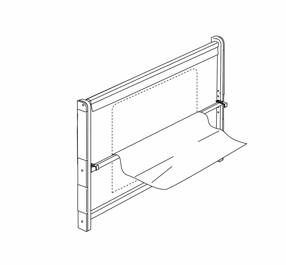 roba Lettino Co-Sleeping Heartbreaker, per Neonati e Bambini, 60 x 120 cm, Biancheria per Lettino Inclusa, si Aggancia al Letto dei Genitori, 6 Altezze Regolabili, Legno Laccato Bianco