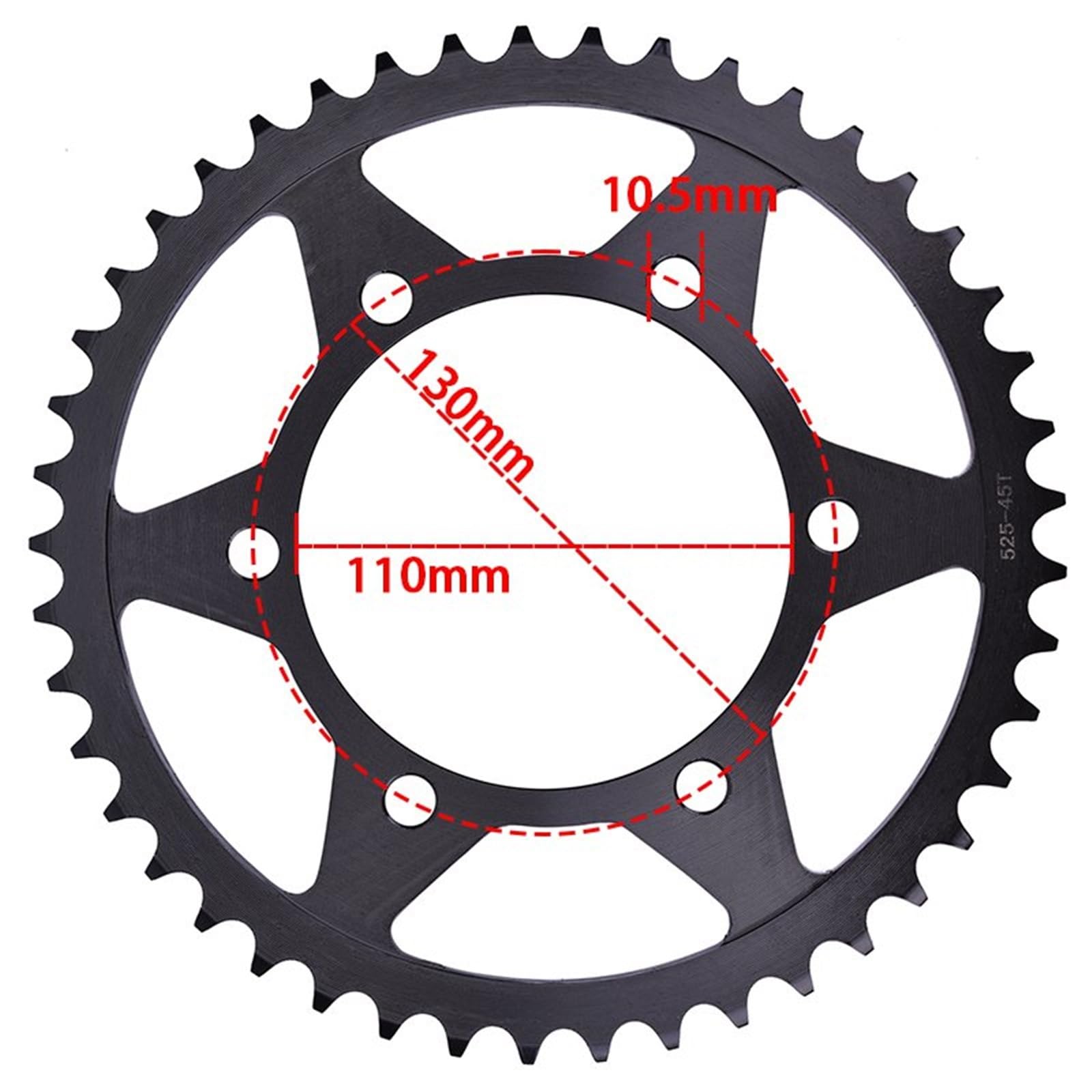 Ersatz Für Yamaha YZFR7 YZF690 XTZ690 Tenere 700 MTT850 900 Tracer MTT690 7 XTZ 690 YZF MTT 850 GT ABS 525 16T Vorne 45T Hinten Kettenrad(525 16T 45T Set)