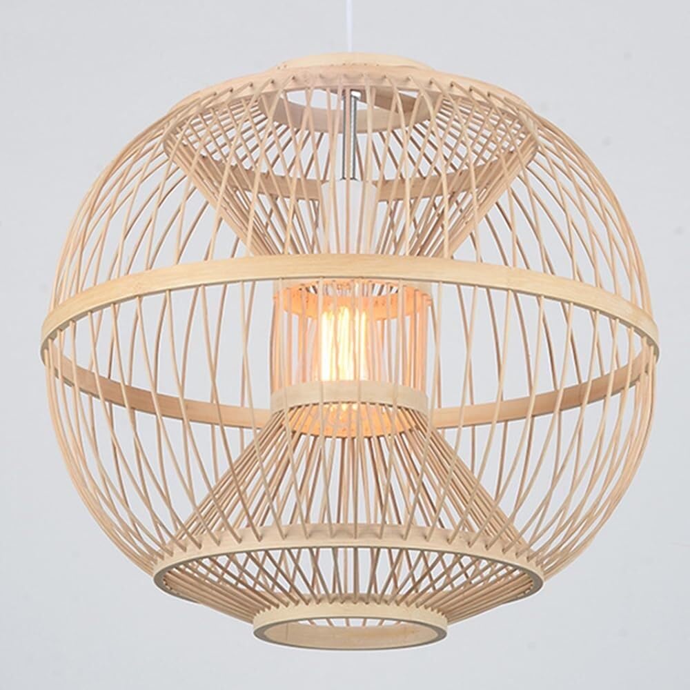 TONFON Restaurant Lighting Chandelier Zen Japanese Bamboo Hanging Lamp