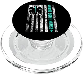 Emergency Department Intensive Care Unit Night Shift Nurse PopSockets PopGrip for MagSafe