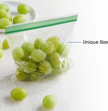 Great Value Zipper Square Snack 100 Bags