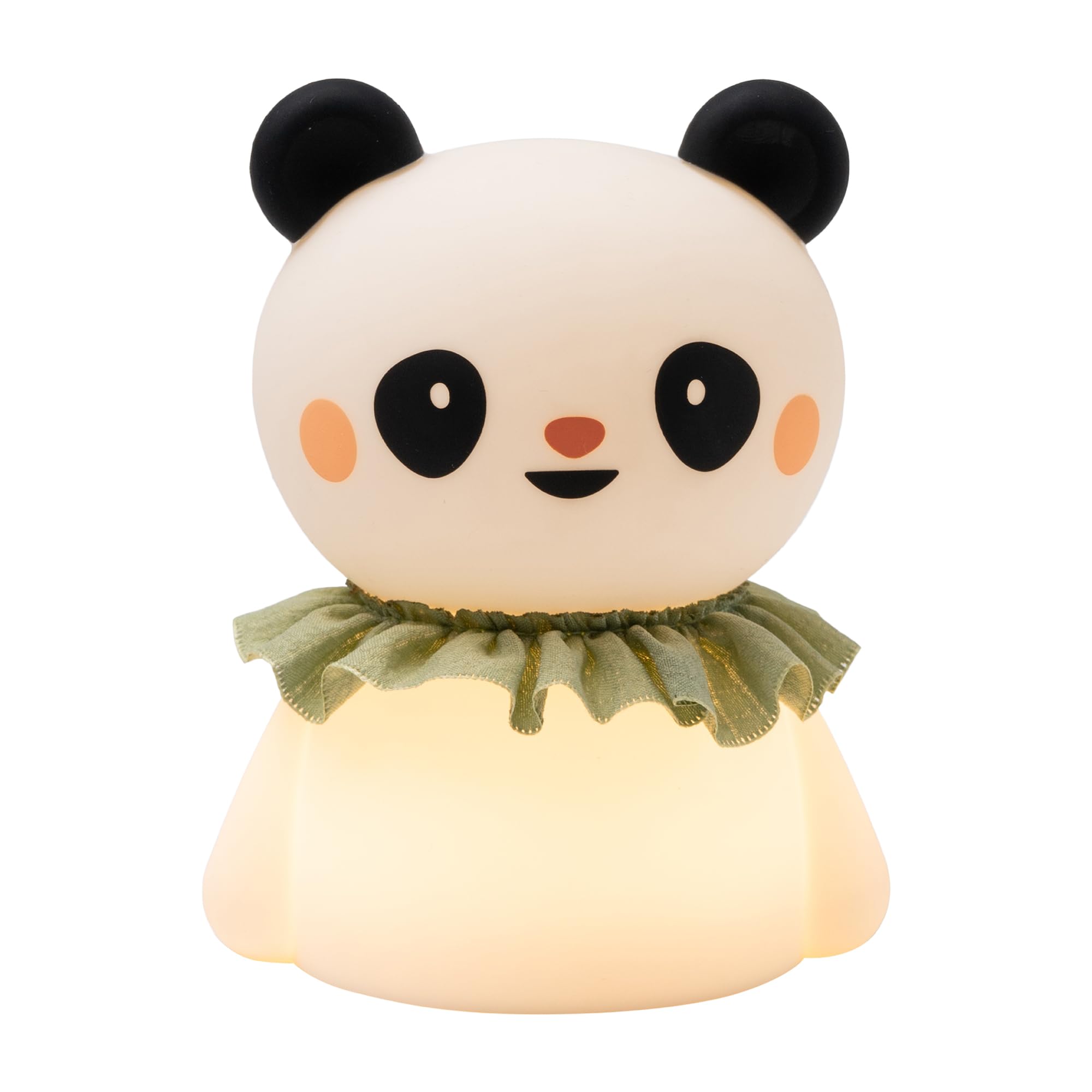 Taf Toys Little Panda Night Light - Soft Silicone Rechargeable Baby Lamp with Three Brightness Settings, Small