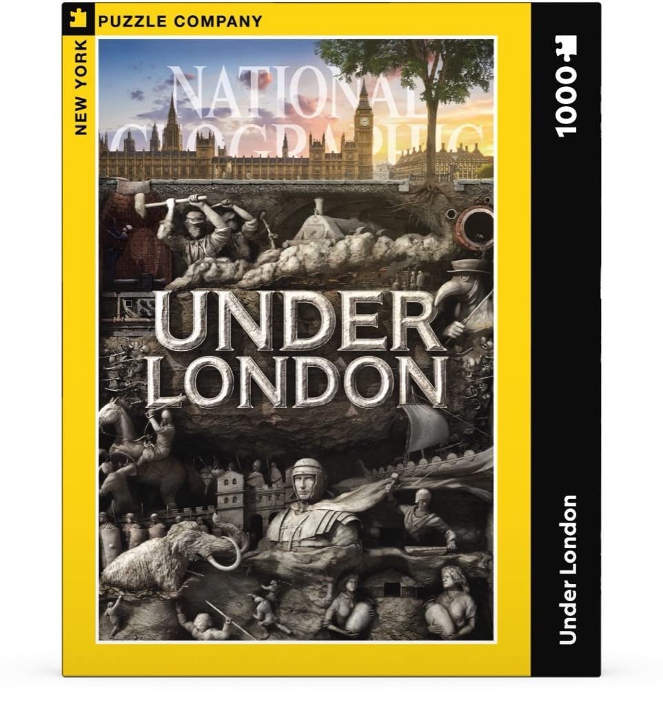 New York Puzzle Company - National Geographic Under London – Puzzle de 1000 pièces