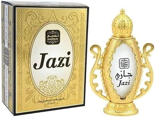NASEEM Jazi Attar 20 ML | Luxury Attar Perfume for Women | Natural, Alcohol Free, Long Lasting Fragrance