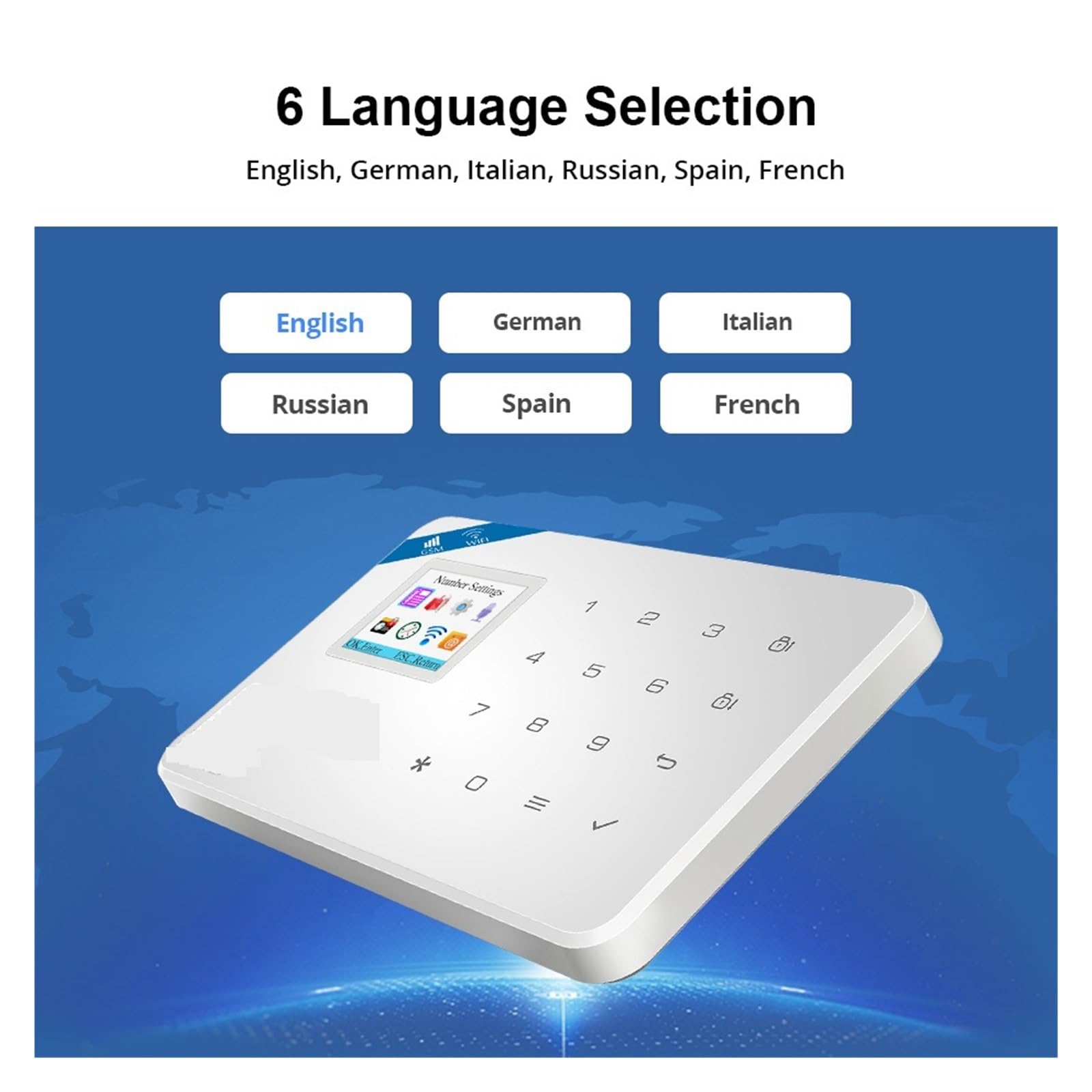 Sistema de Alarma de Seguridad para el hogar, Alarma Inteligente gsm Tuya De Casa Kit Seguridad Inalámbrico 3MP Cámara IP Control Sirena Marcación Automática