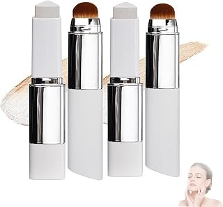 Noruno Foundation Stick, Noruno Color Changing Foundation Stick, Hydrating Long Lasting, Concealer Sticks Full Coverage For All Skin Types (Light+Light)